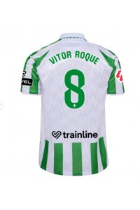 Real Betis Vitor Roque #8 Voetbaltruitje Thuis tenue 2024-25 Korte Mouw